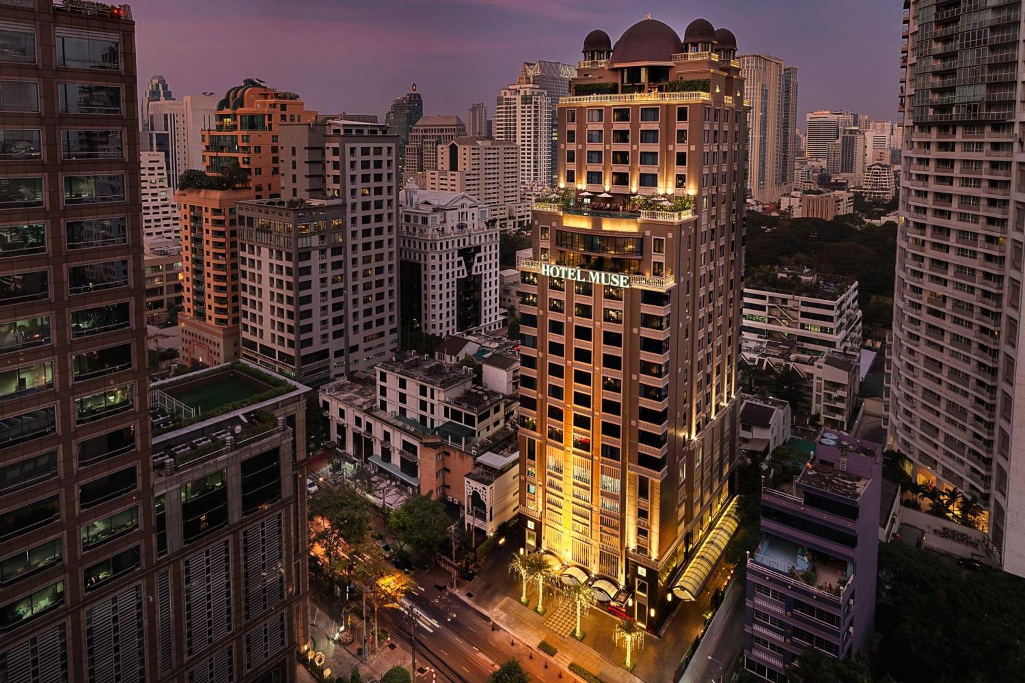 Hotel Muse Bangkok, Autograph Collection - Formerly Hotel Muse Langsuan - M Gallery Exteriér fotografie